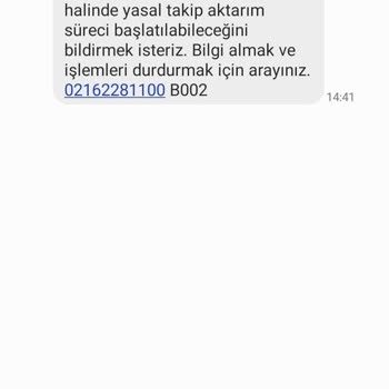 Turkcell Crif Alacak Tarafından Tanımadığımız Bir Kışı Adına Mesaj Gönderiliyor