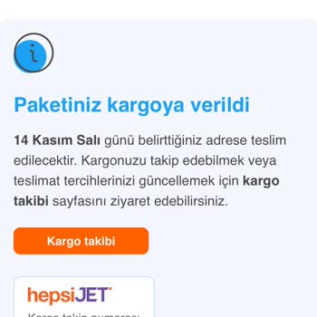 Hepsiburada Siparişi Alakasız İl'e Gönderdi Şikayetime Cevap Vermiyor