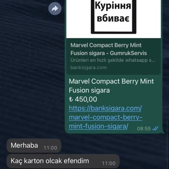Desteksigara.com Marvel Marka Sigara Siparişi Hakkında Şikayet