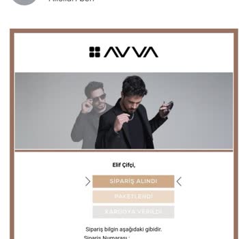 Avva Giyim Siparişin Kargoya Verilmemesi