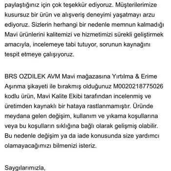 Mavi Jeans 3 Aylık Ömürlü Pantolon!