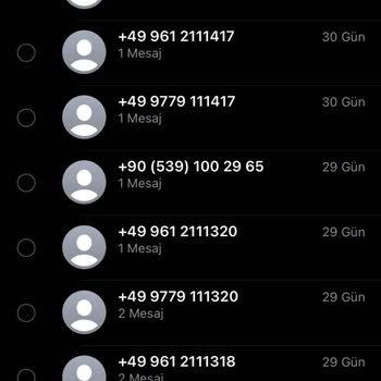 TeknosaCell Yurt Dışından Gelen Mesajlar
