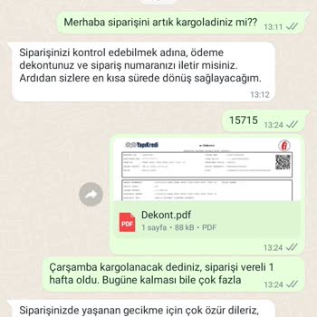 Arya Gross Ürünümü Göndermedi, Para İadesi Yapmıyor