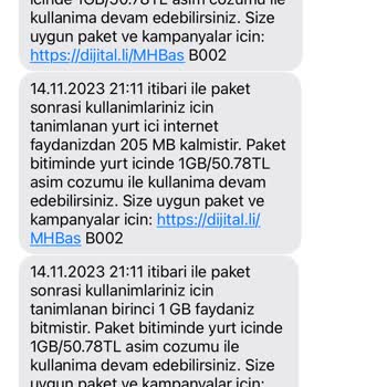 Turkcell Sebepsiz Yüksek Fatura İşlemi
