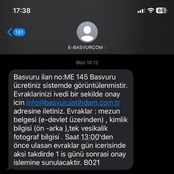 Teşvik Programı KPSS Şartsız PTT Memur Alımı Asılsız İlan!
