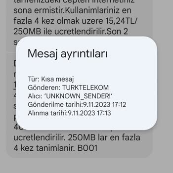 Türk Telekom Sınırsız Sosyal Paket Olmasına Rağmen Ücret Yansıtılması
