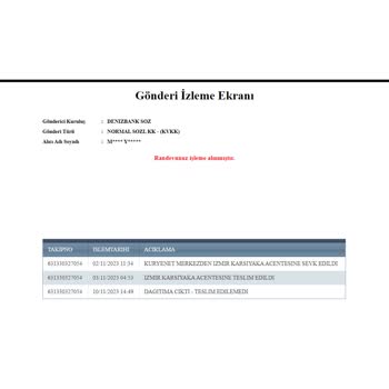 Kuryenet Kredi Kartım 20 Gündür Teslim Edilmiyor!