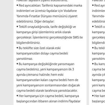 Vodafone Yanlış Ve Eksik Beyanla Tüketiciyi Mağdur Etmeye Devam Ediyor