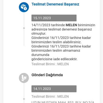MNG Kargo Teslimat Denemesi Başarısız