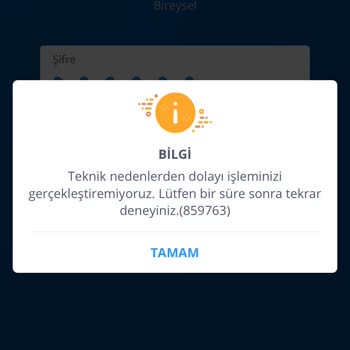 İş Bankası Müşteri Şifresi Hatası