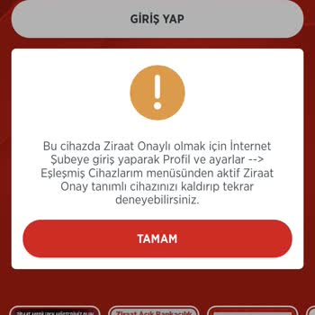 Ziraat Bankası Cihaz Değişikliğinden Dolayı Mobile Bankacılık Hesabıma Giremiyorum