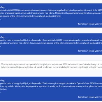 TurkNet Aramıyorlar, Arattırmıyorlar Üstüne De Chatimi Kapatıyorlar