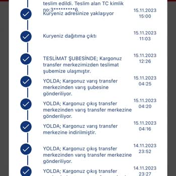 Aras Kargo Kargom Bana Teslim Edilmediği Halde Teslim Edildi Yazıyor.