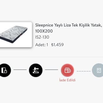 Vivense Satın Alınan Ürün Önce Üretime Alındı Sonra İptal Edildi!