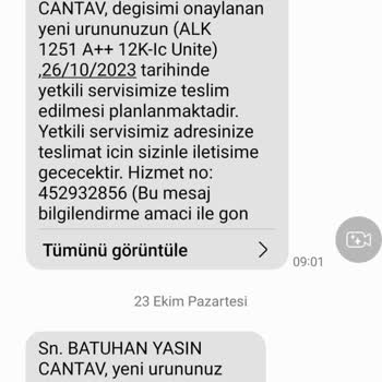 Altus Sıfır Aldığım Klima Arızalı 2 Aydır Çözülmedi