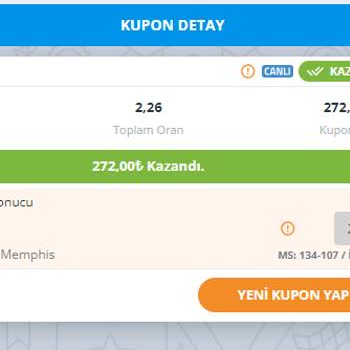 Tuttur.com'un Bahsimi Geçersiz Sayması