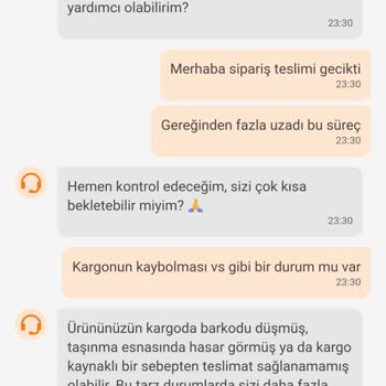 Trendyol'un Siparişi Teslim Etmemesi