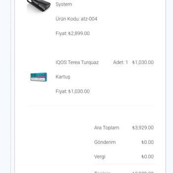 Elektroniksigaratr.com (Iqos Vip.com) Güven Sorunuyla Karşılaştım: İletişim Kesildi