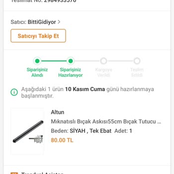 Trendyol 10 Günde Gönderilemeyen Ürün