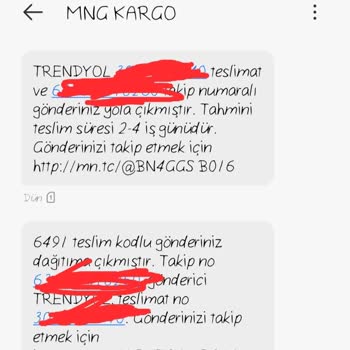 MNG Kargo Teslim Edilmeyen Kargo.