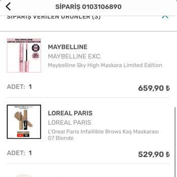 Watsons Yanlış Ürün Gönderimi