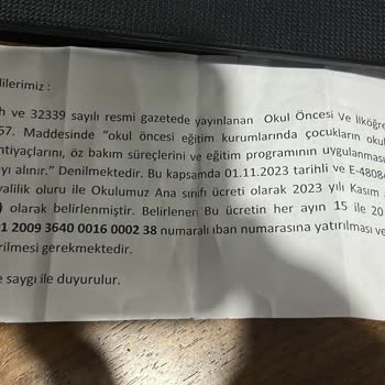 Milli Eğitim Bakanlığı (MEB) Anasınıfları Aidat Ödemesi