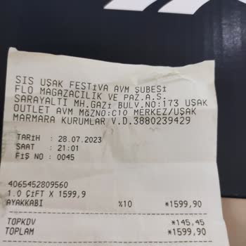 In Street Reebok Ayakkabının İçinin Parçalanması