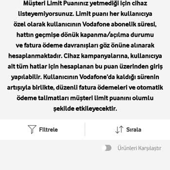 Vodafone Düzenli Ödeme Yapmama Rağmen Limitimi Düşürmüş