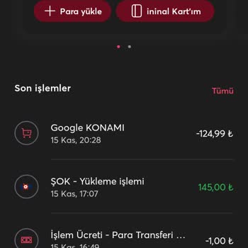 Konami Başkasının Para Çekmesi