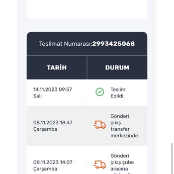 Sürat Kargo Tokat Şubesi Kargomu Teslim Almadan Teslim Alındı Diyor.