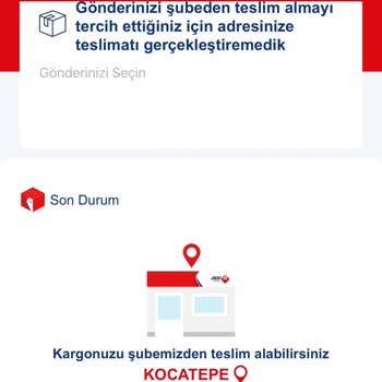 Aras Kargo Kendi Kendine Ürünü Şubeden Almayı Seçen Aras