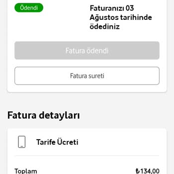 Vodafone Bilgi Vermeden Fiyat Artışı Yapıyor