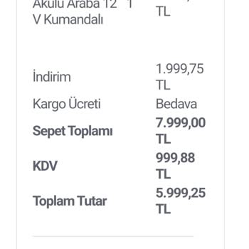 ebebek Onaylanan Siparişimin 4 Gün Sonra İptal Edilmesi
