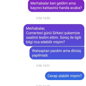 Ottoman Saat (Instagram) İade Ettiğim Ürün Hala Elime Ulaşmadı Ve Tam 2 Ay Oldu