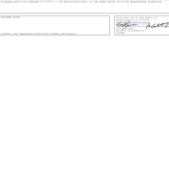 Vodafone Faturamı İki Defa Tahsil Etti!