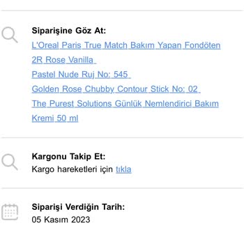Watsons Online Siparişimin Yanlış Gelmesi