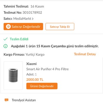 Trendyol Ürün Teslim Edildi Görünüyor Ama Edilmedi