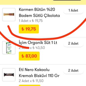 Cepte Şok Eksik Ve Çürük Ürün Gönderimi