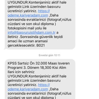 Kariyer Adam PTT İş Başvurusu Mağduriyeti