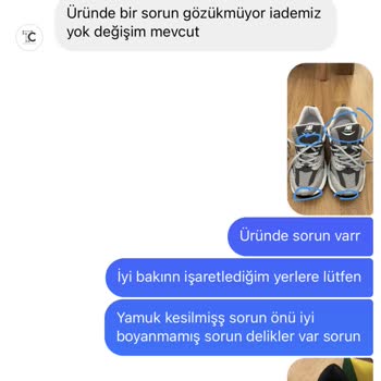 Trend34cadde Hatalı Olduğu Halde Kabul Etmeyip İade Yoktur Değişim Yapalım Diyorlar