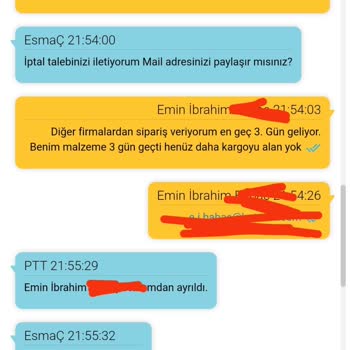 PttAVM 3 İş Günü Geçmesine Rağmen Kargoya Verilmeyen Sipariş