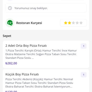 Getir Yemek Little Caesars Eksik Sipariş
