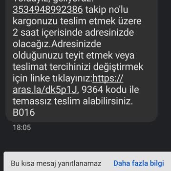 Aras Kargo Ürünü Teslim Etmiyorlar