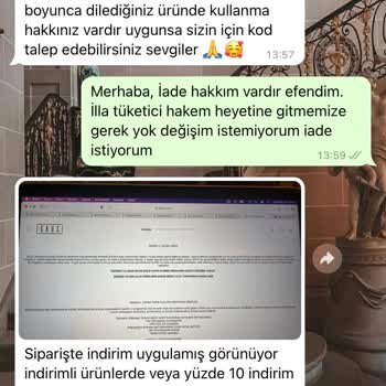 Gaus.com'dan Alınan İndirimli Ürünün İade Kabul Edilmemesi