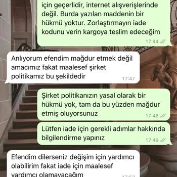 Gaus.com'dan Alınan İndirimli Ürünün İade Kabul Edilmemesi