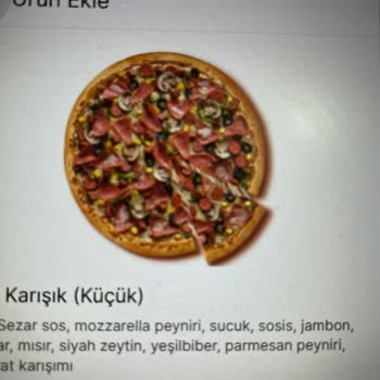 Little Caesars Görsel Ürün İle Gönderilen Ürün Bayağı Farklı