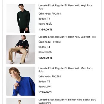 Occasion’dan Aldığım Lacoste Ürünle İlgisi Olmayan Ürün Gönderildi
