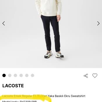 Occasion’dan Aldığım Lacoste Ürünle İlgisi Olmayan Ürün Gönderildi