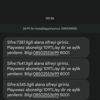 Playweez Ödeme Bilgileri Ve Onay Olmadan Abonelik