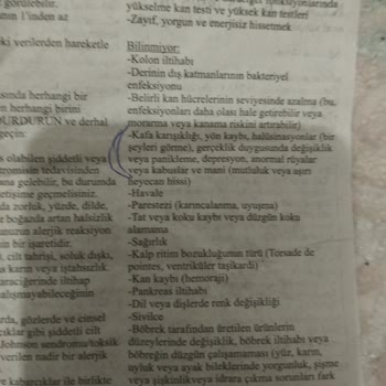 Atabay İlaç Firması Klamer Şurubun Yan Etkileri.